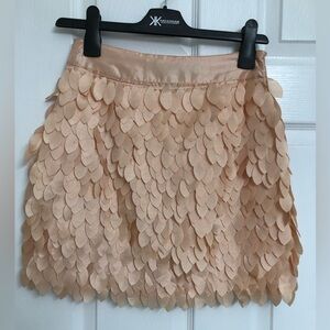 Kardashian Kollection Peach Petal Mini Skirt